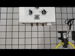 0.02-0.8Mpa 6L 가스 기저 LP 가스 캠핑 샤워 즉시 온도 시스템