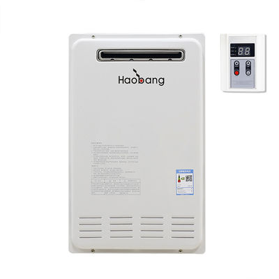 16L 야외 인스턴트 탱크 없는 가스 워터 히터 LPG 천연 가스를 사용