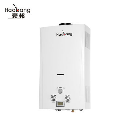 20kW LPG NG 가스 물 난방기 인스턴트 탱크 없는 타입 흰색 코팅