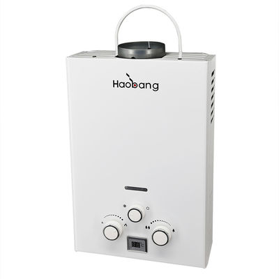휴대용 6L 인스턴트 가스 워터 히터 샤워 세트