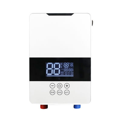즉각적인 전기 온도용 물 난방기 아크릴 패널 5500W 탱크 없는 샤워기